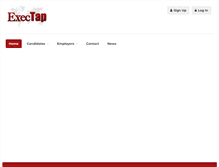 Tablet Screenshot of exectap.com